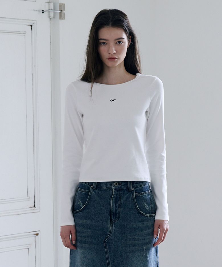 보트넥 티셔츠 [WHITE]