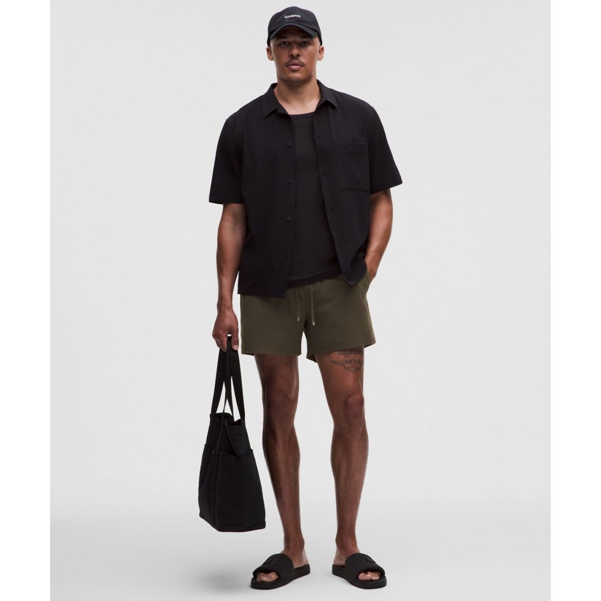 룰루레몬(LULULEMON) 스윔 쇼츠 5” *라이너  OVBR