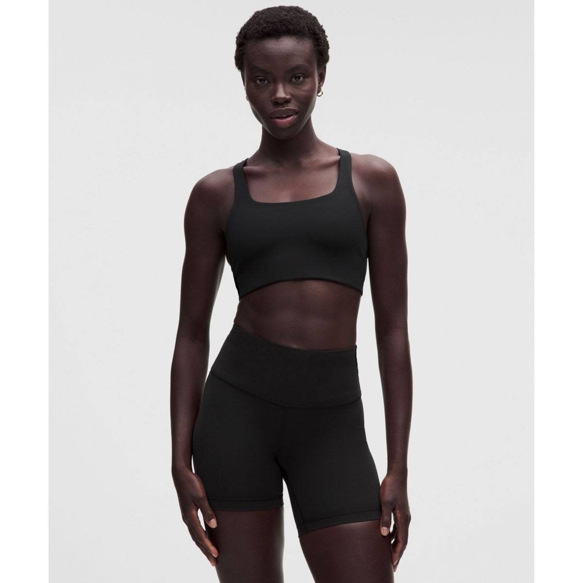 룰루레몬(LULULEMON) 올타임 히어로 스포츠 브라 *미디엄 서포트, B C컵  BLK