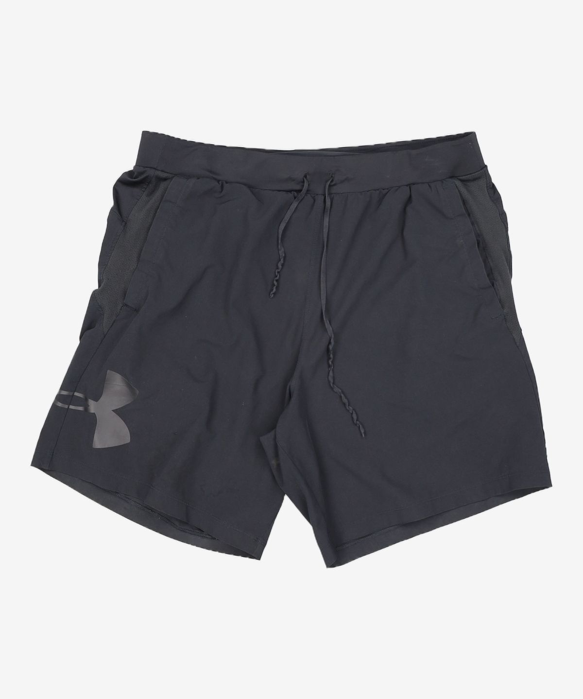 언더아머(UNDERARMOUR) 퀄리파이어 스피드포켓 브랜디드7인치 쇼츠 (블랙) XL
