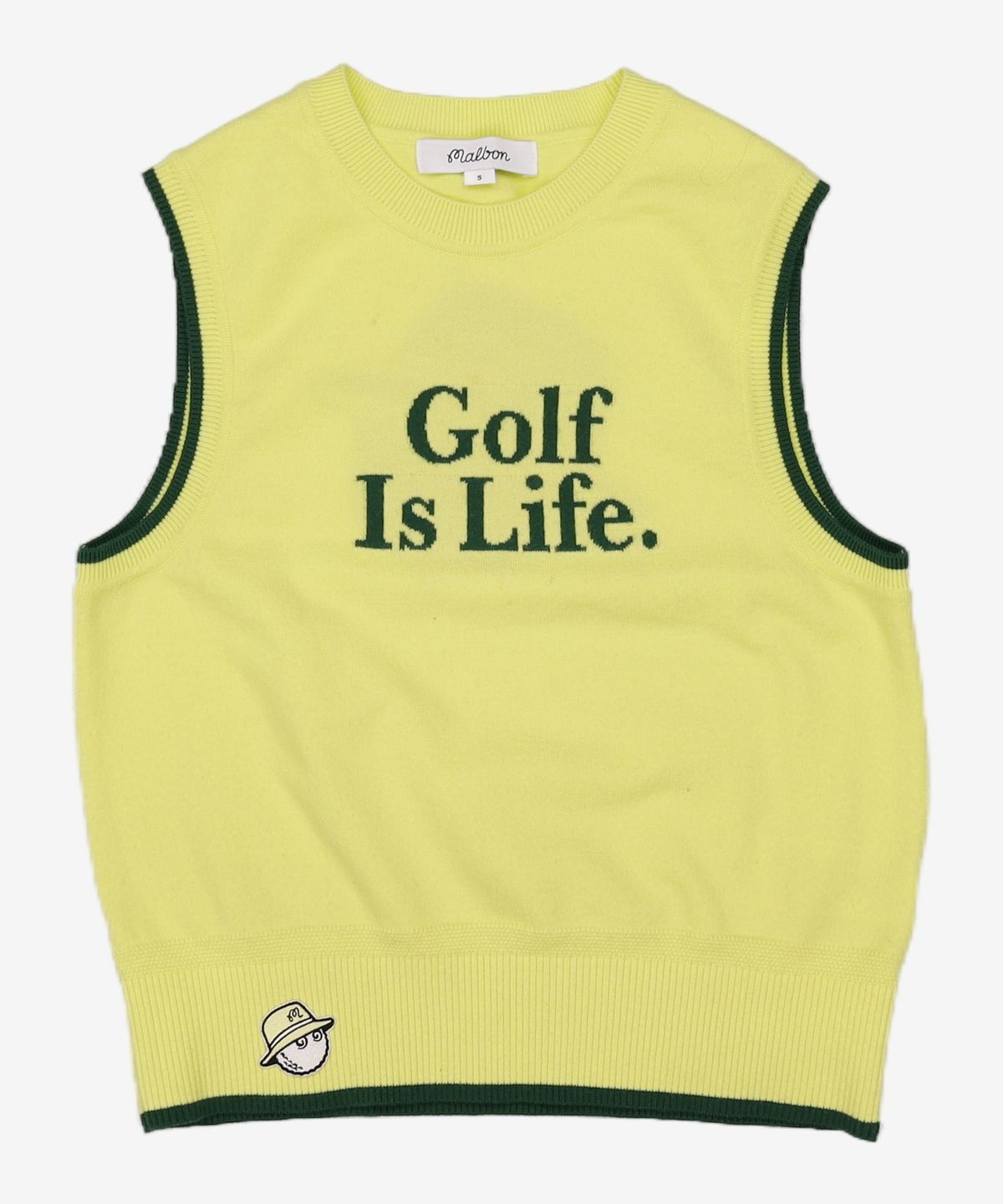 말본 골프(MALBON GOLF) Bucket 니트 베스트 LIME (WOMAN) S