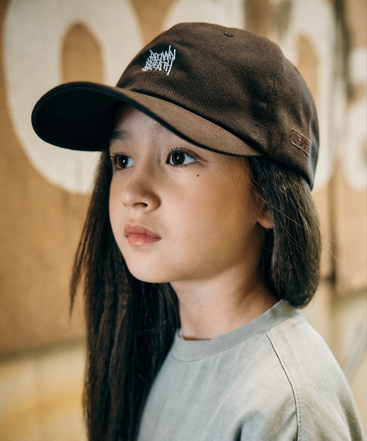 브라운브레스 키즈(BROWNBREATH KIDS) KIDS TAG BALLCAP - BROWN