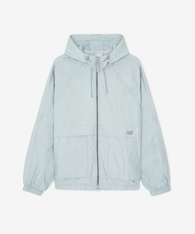 NBNAG3W832 / WOMEN ALLDAY 워시드 후드형 바람막이 (D/BLUE)