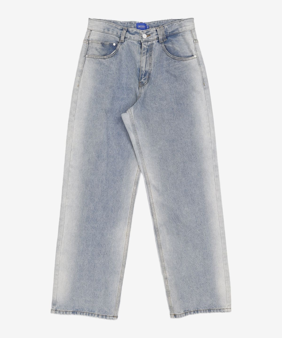 데케트(DECET) Mid Rise Wide Jeans DCPT027BlueSide S