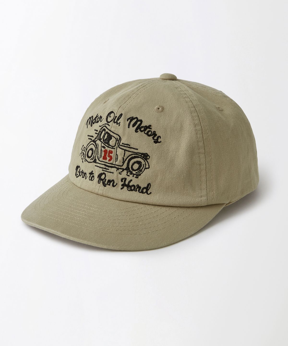 아웃스탠딩(OUTSTANDING) MOT SERIES COTTON CAP(OVERDRIVE)_KHAKI