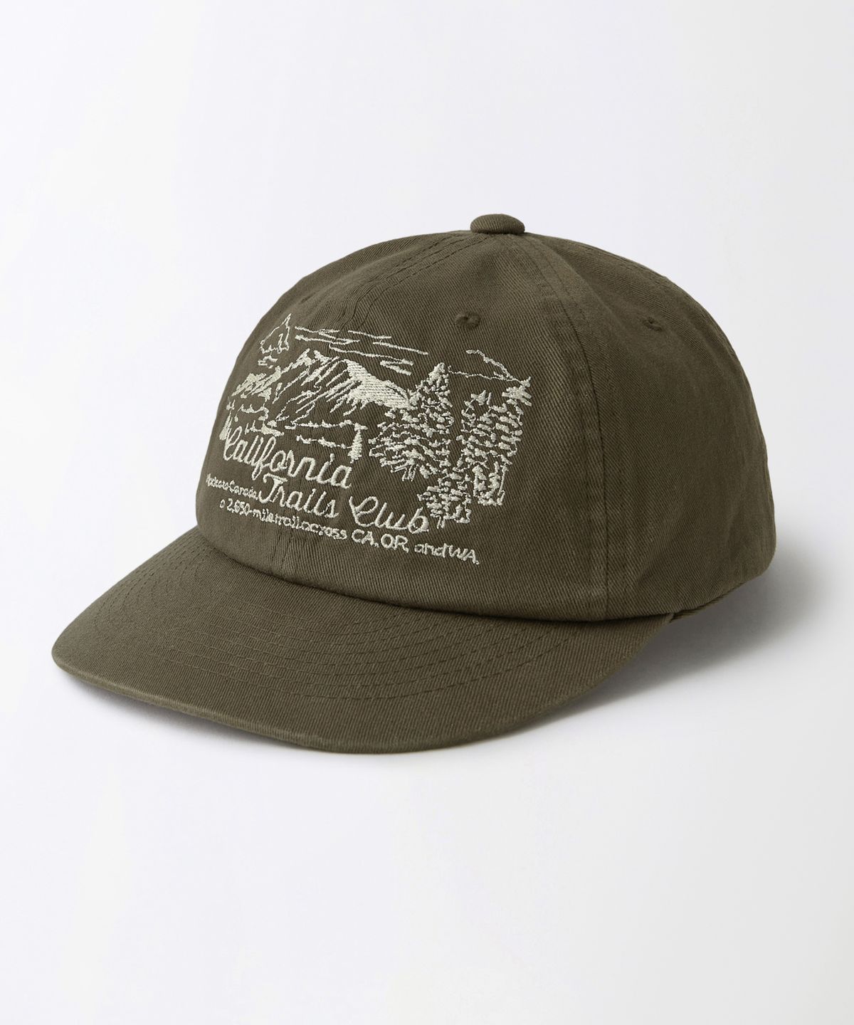 아웃스탠딩(OUTSTANDING) VINTAGE COTTON TRUCKER CAP(TRAILS CLUB)_BROWN