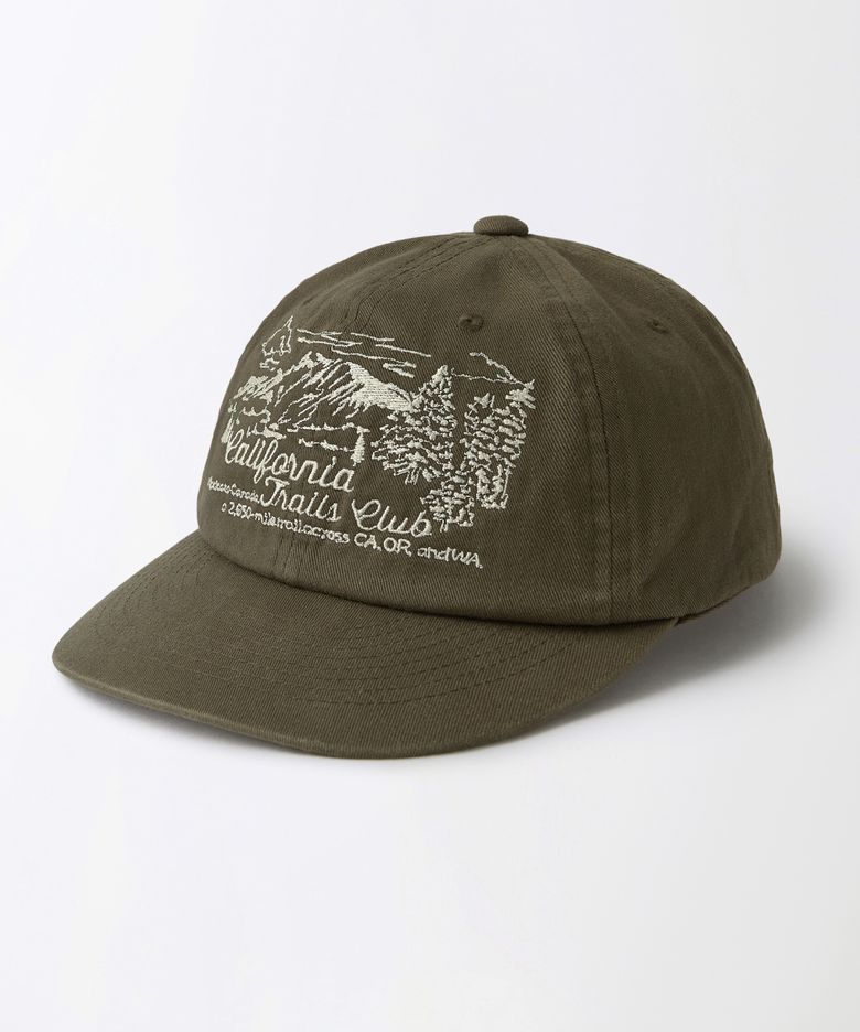 VINTAGE COTTON TRUCKER CAP(TRAILS CLUB)_BROWN
