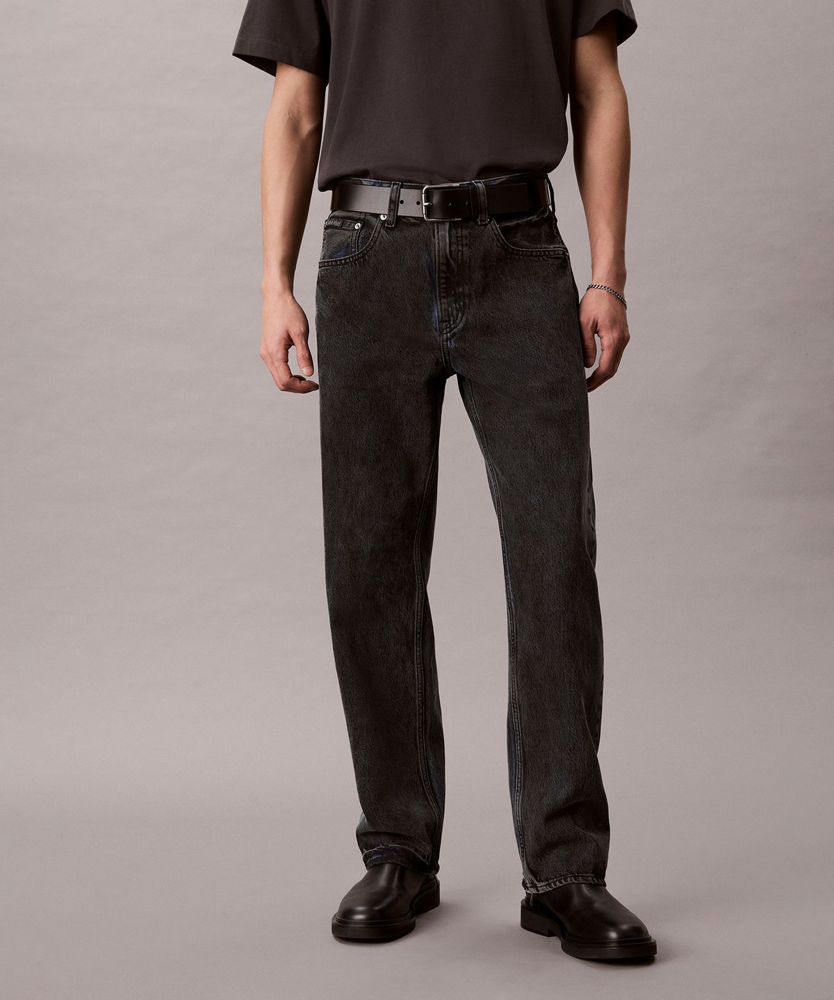 캘빈클라인 진(CALVIN KLEIN JEANS) 90s 스트레이트 스톤 오션 데님 4RH702G 7IX