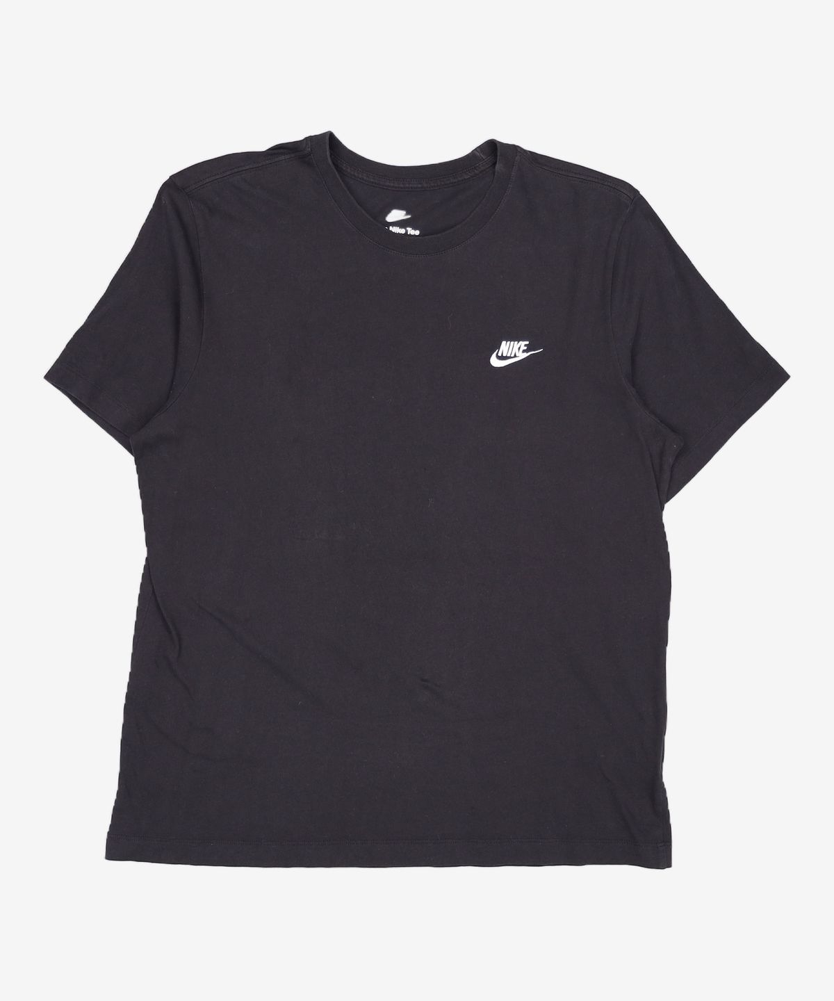 나이키(NIKE) 스포츠웨어 클럽 티셔츠 M - 블랙:화이트 / AR4999-013 XL