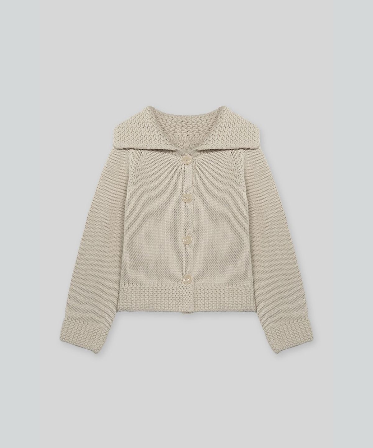 더밀루이(THEMILUI) Hoan Merino Wool Cardigan (Ivory)