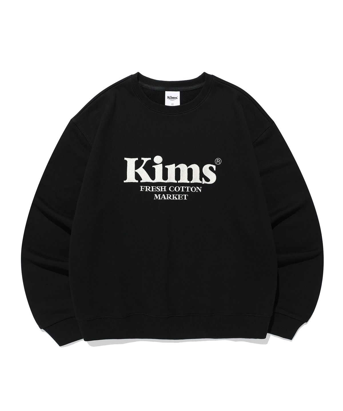 킴스 프레시 코튼 마켓(KIMS FRESH COTTON MARKET) Kims Bam Logo Sweatshirt Black