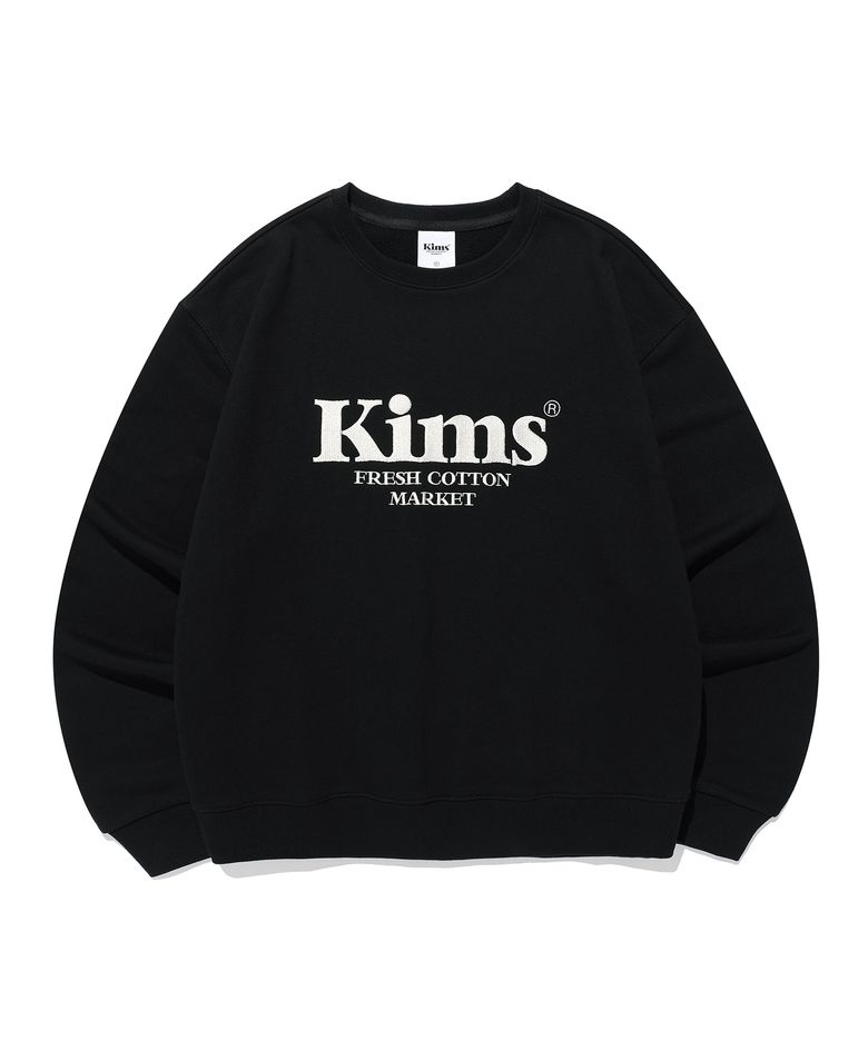 Kims Bam Logo Sweatshirt Black