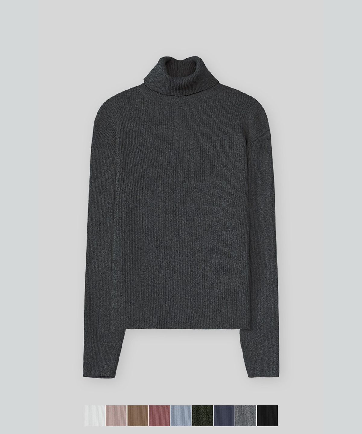 더밀루이(THEMILUI) Call Turtleneck Knit (Dark Gray)