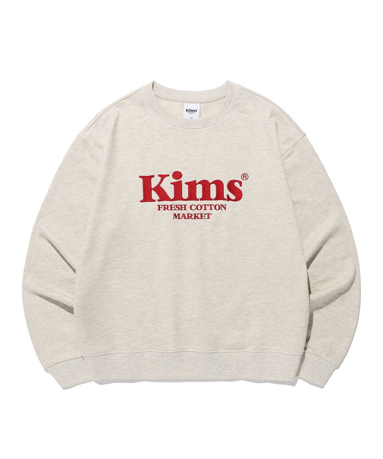 Kims Bam Logo Sweatshirt Oatmeal