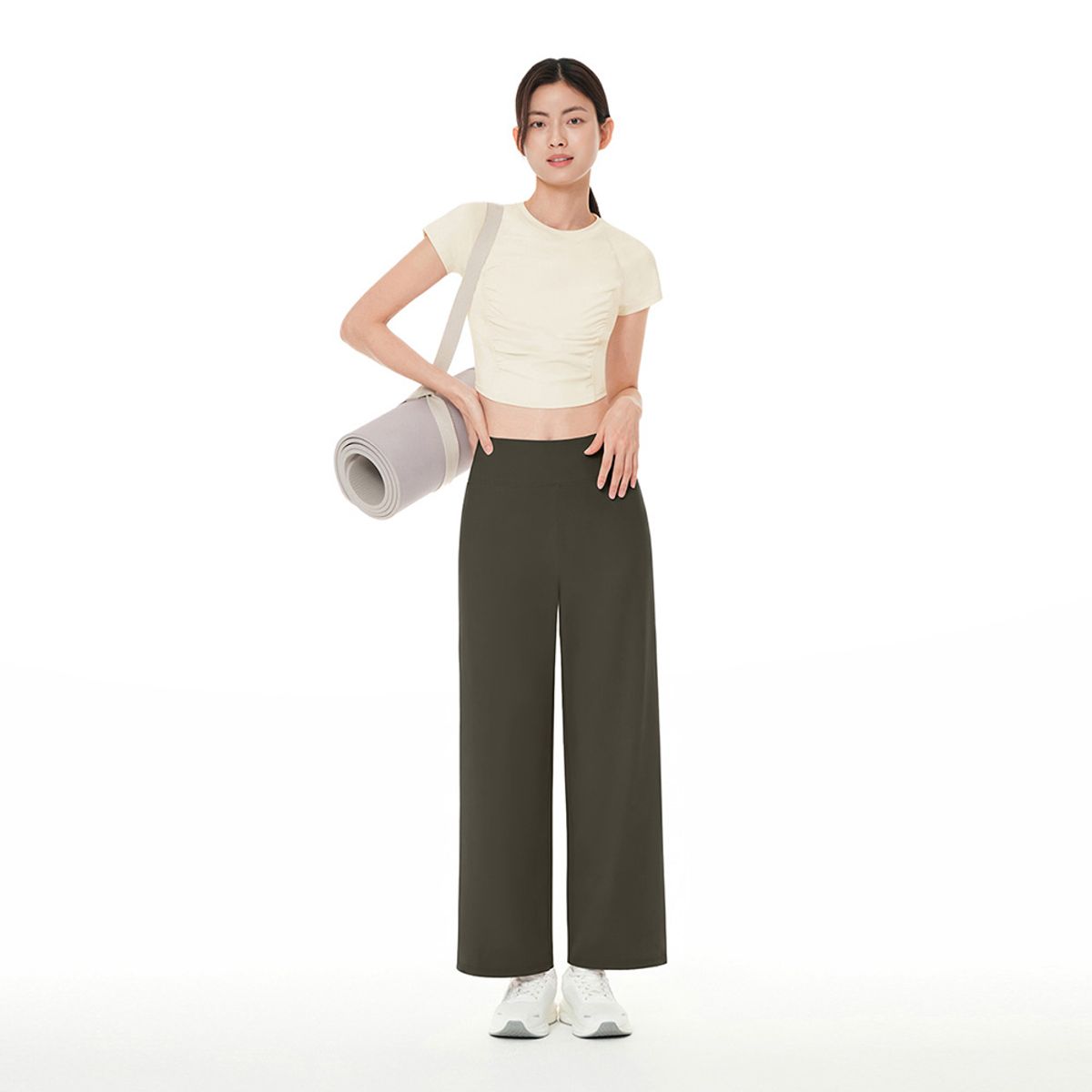 안다르(ANDAR) 에어쿨링 세미 와이드 레깅스 (롱)