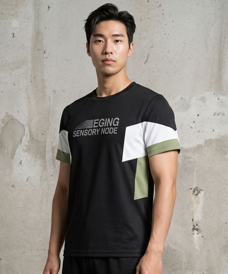 기능성 라운드 반팔 티셔츠 에깅 MST-02