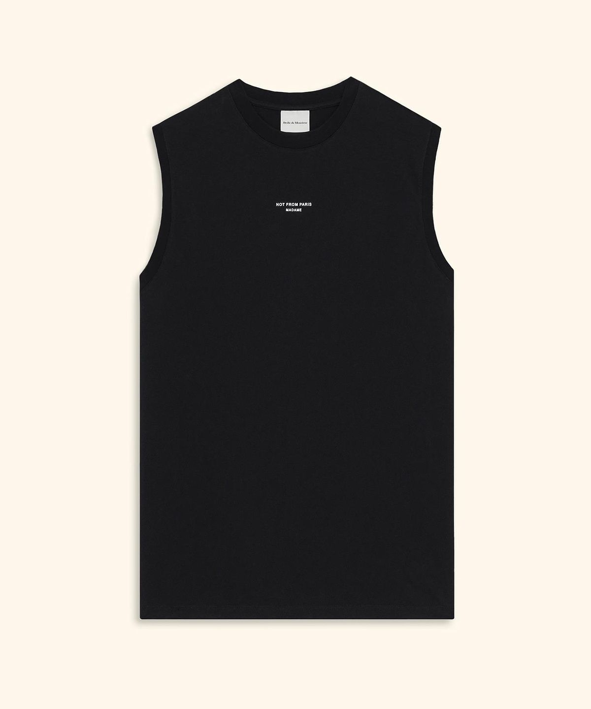 드롤드무슈(DROLE DE MONSIEUR) Sport Slogan T-shirt D0TFA26001BKX