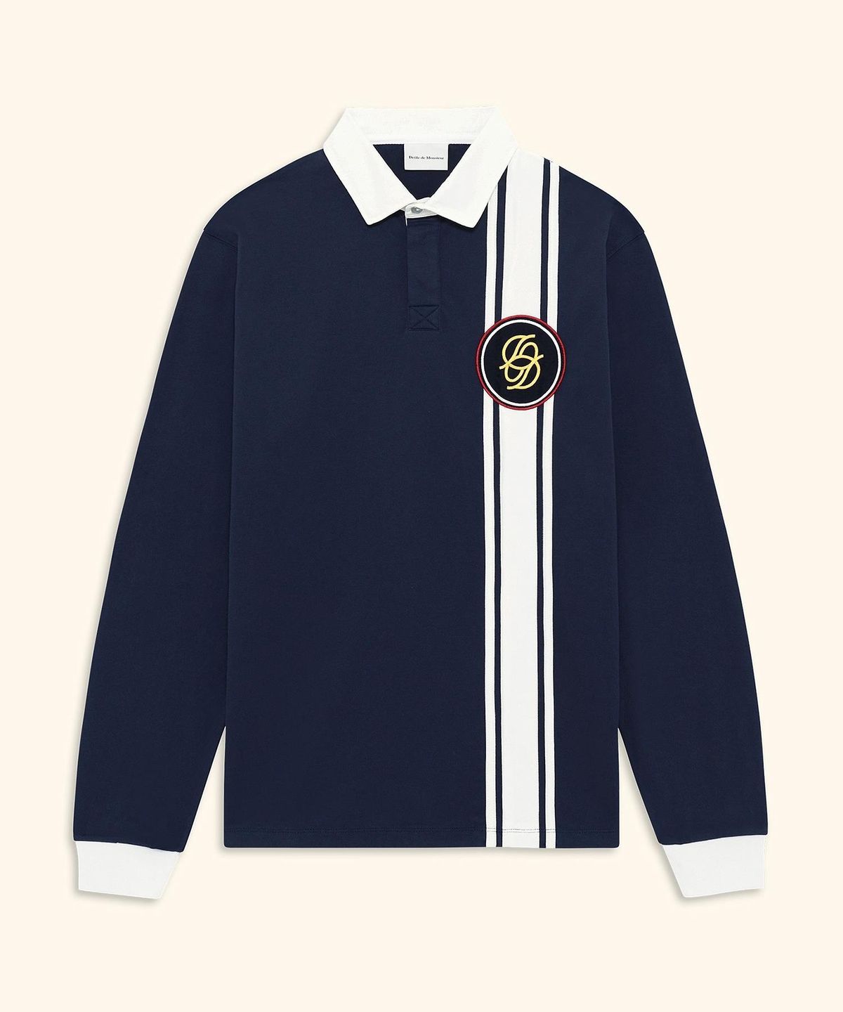 드롤드무슈(DROLE DE MONSIEUR) D Miroir Racing Long Sleeve Polo D0TPA26103NYX