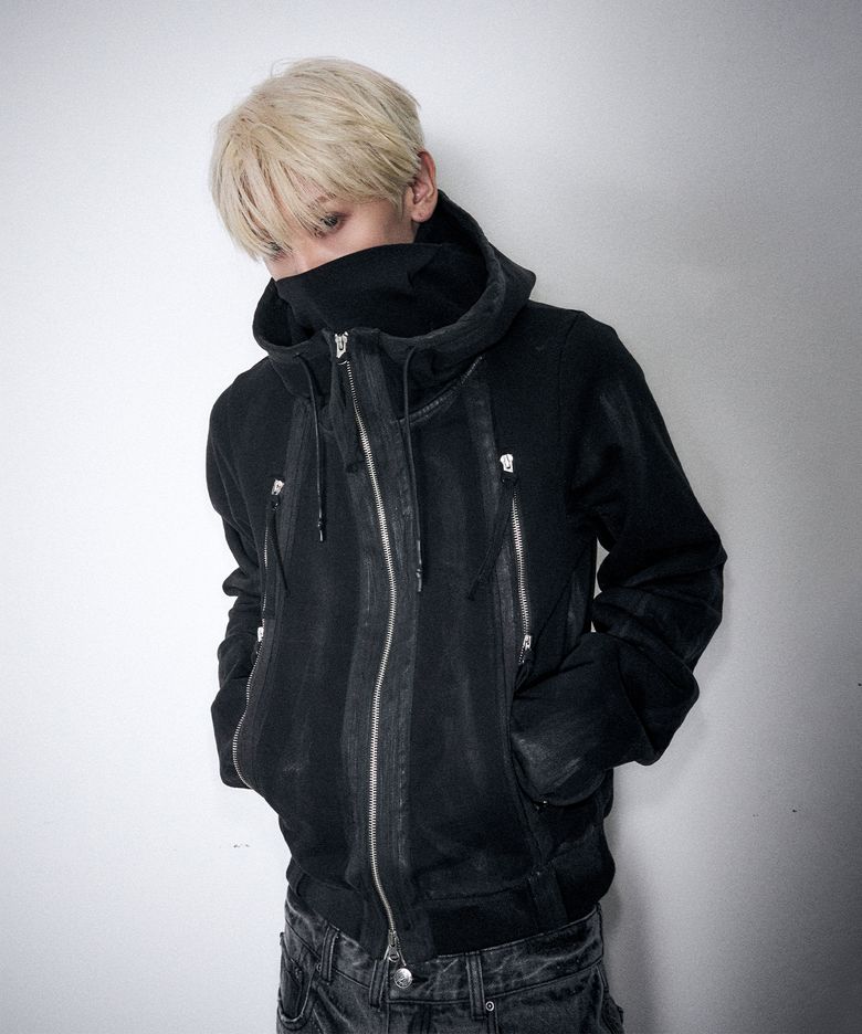 NINJA ZIP HOODIE BLACK