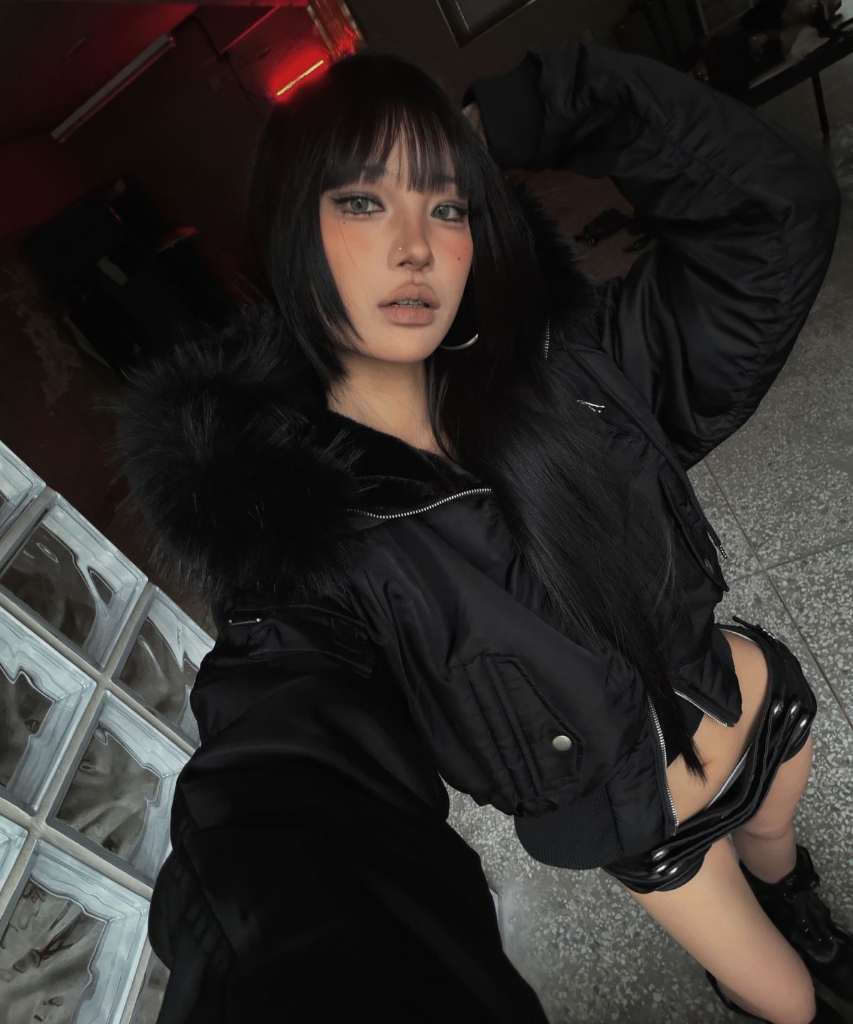 스키즘 인듀싱(SCHISM INDUCING) HOODED PUFFER JACKET