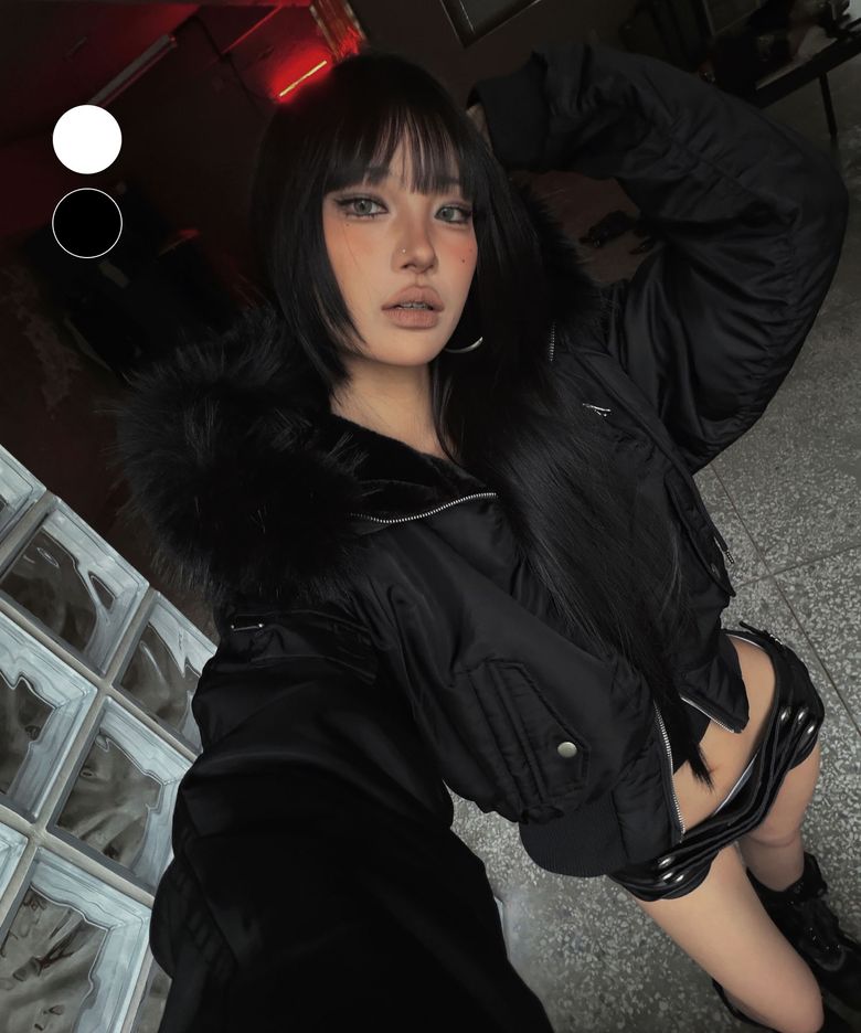 [보배 콜라보] HOODED PUFFER JACKET (2color)