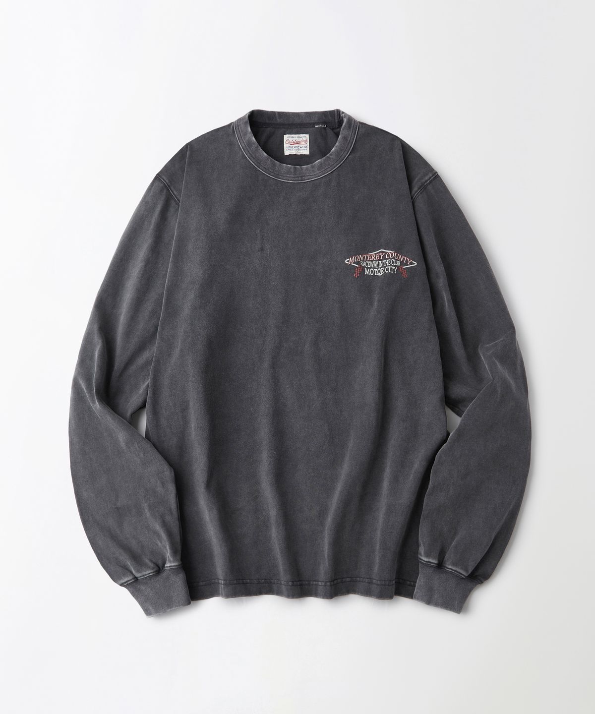 아웃스탠딩(OUTSTANDING) MOT SERIES LONG SLEEVE(RACEWAY)_VINTAGE CHARCOAL