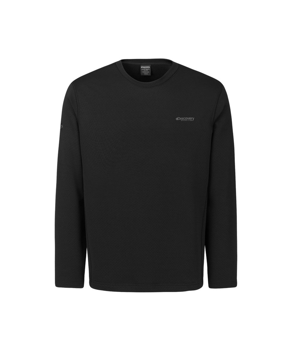 디스커버리 익스페디션(DISCOVERY EXPEDITION) 남성 그리드 기능성 긴팔티 (BLACK)