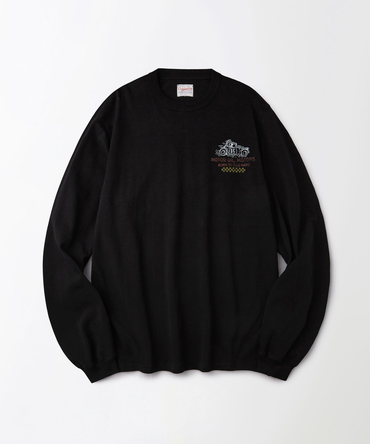 아웃스탠딩(OUTSTANDING) MOT SERIES LONG SLEEVE(SPEED DUST)_BLACK