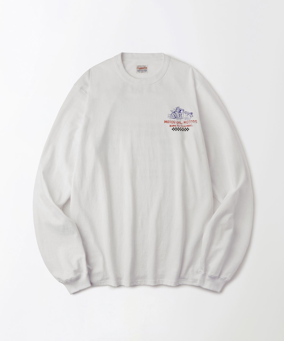 아웃스탠딩(OUTSTANDING) MOT SERIES LONG SLEEVE(SPEED DUST)_OFF WHITE