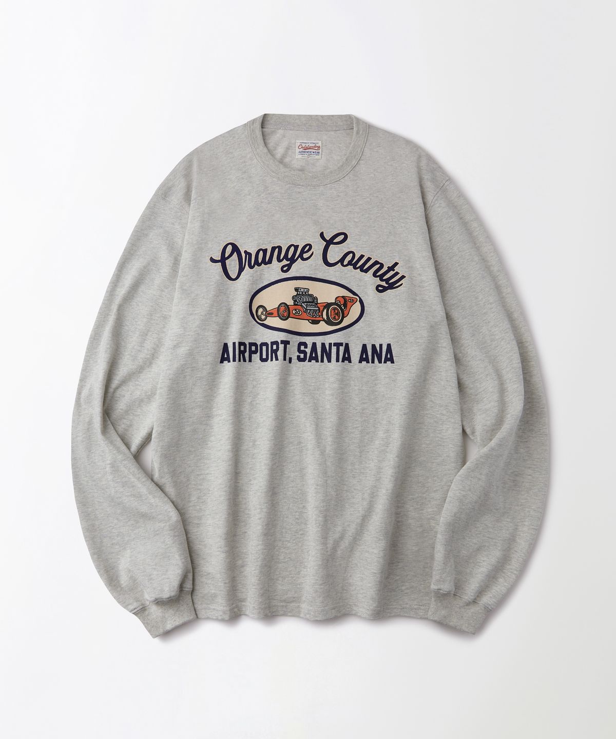 아웃스탠딩(OUTSTANDING) MOT SERIES LONG SLEEVE(ORANGE COUNTY)_3%MELANGE GRAY