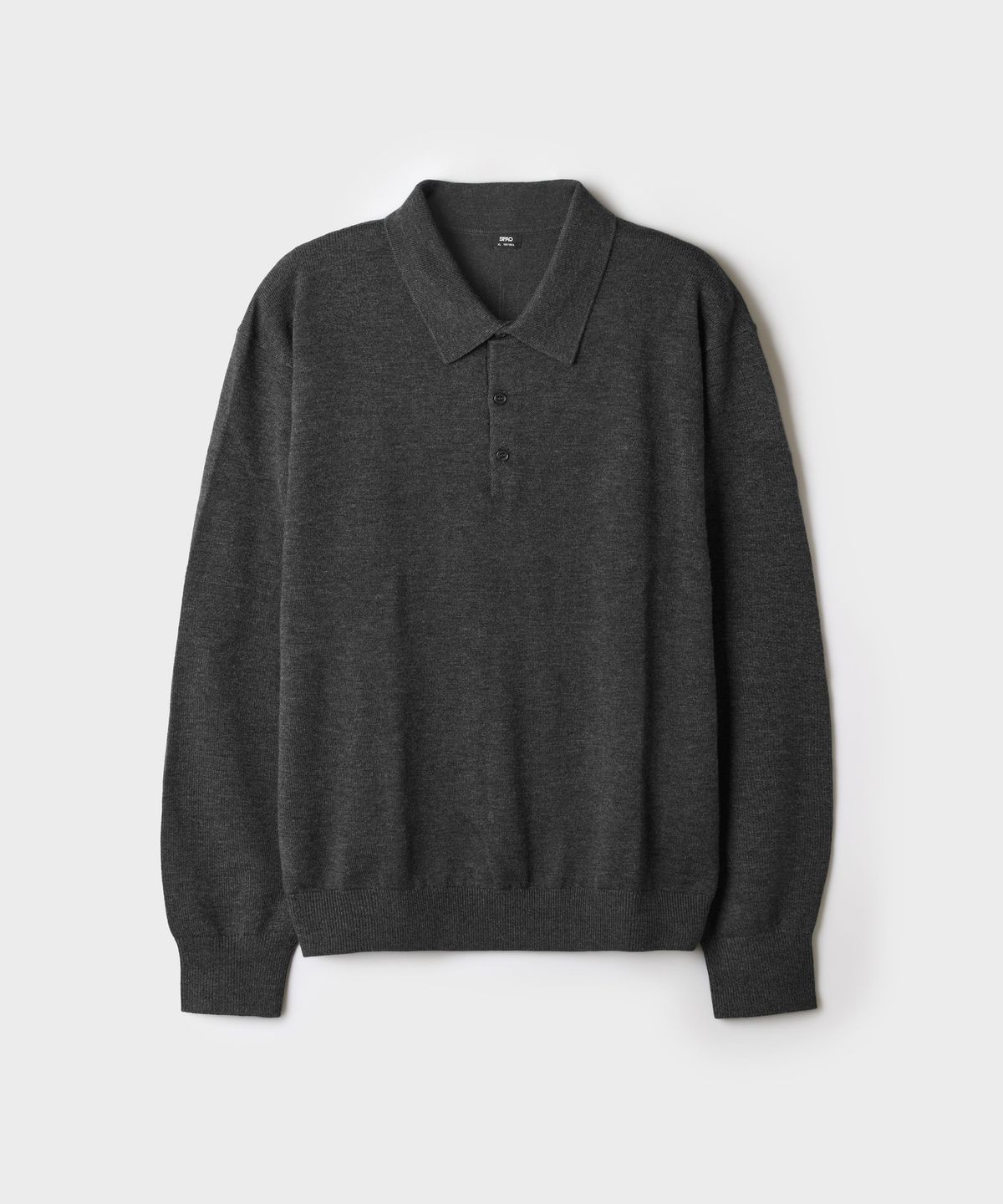 스파오(SPAO) [메리노울블렌드] 칼라넥 니트_SPKWG49M03