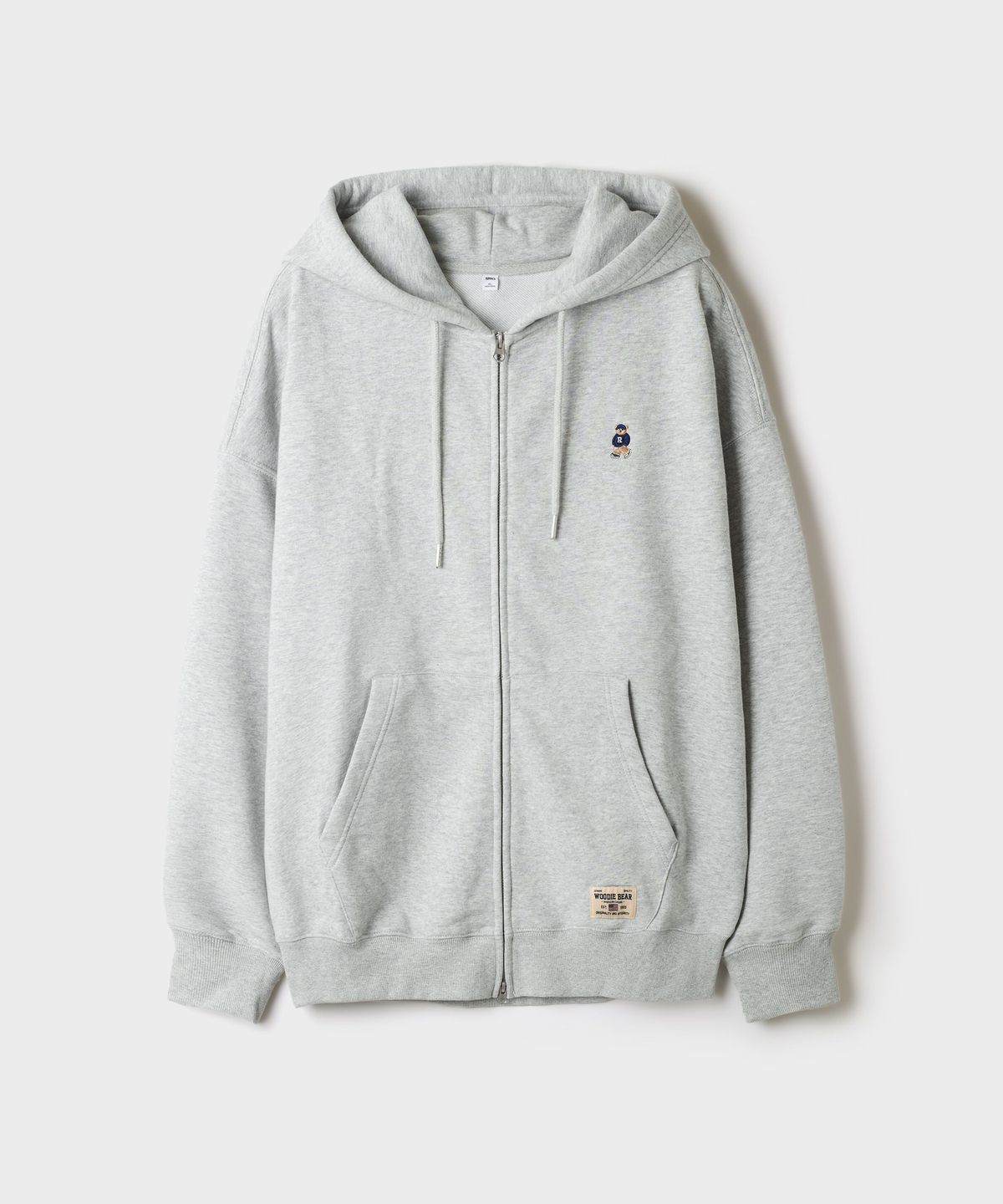 스파오(SPAO) (우디) 자수 후드 집업_SPMZG4TC61