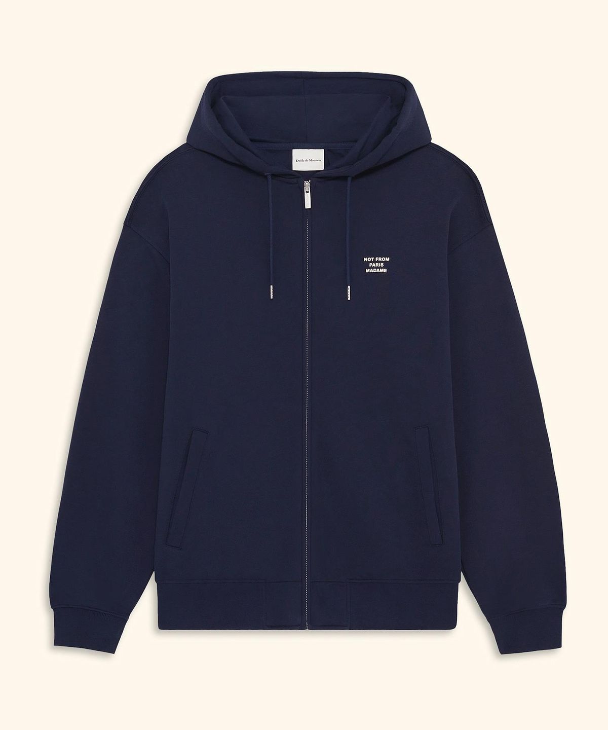 드롤드무슈(DROLE DE MONSIEUR) Slogan Zip Sweatshirt D0THA26001NYX