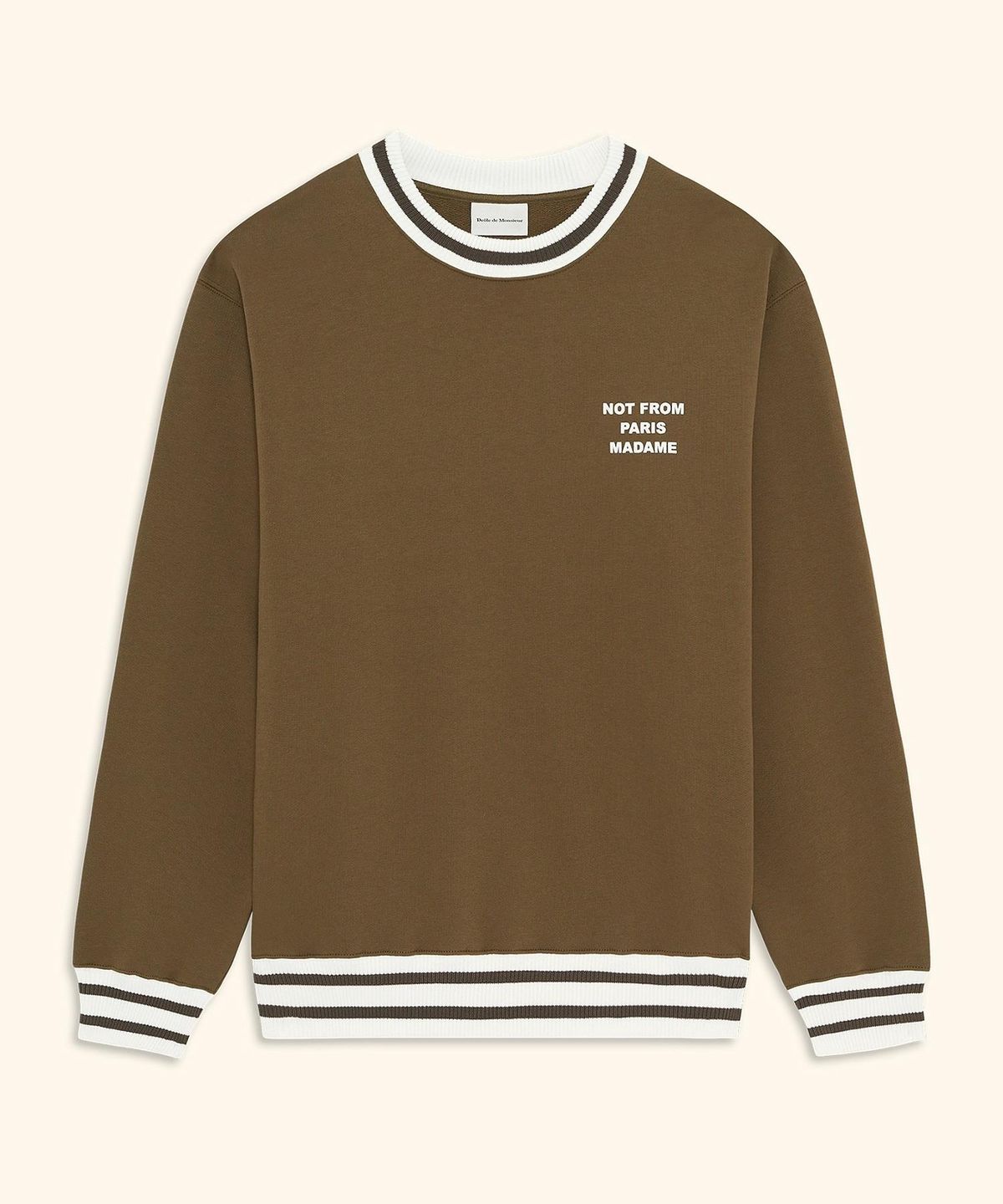 드롤드무슈(DROLE DE MONSIEUR) Sport Slogan Sweatshirt D0TSA26100KHX