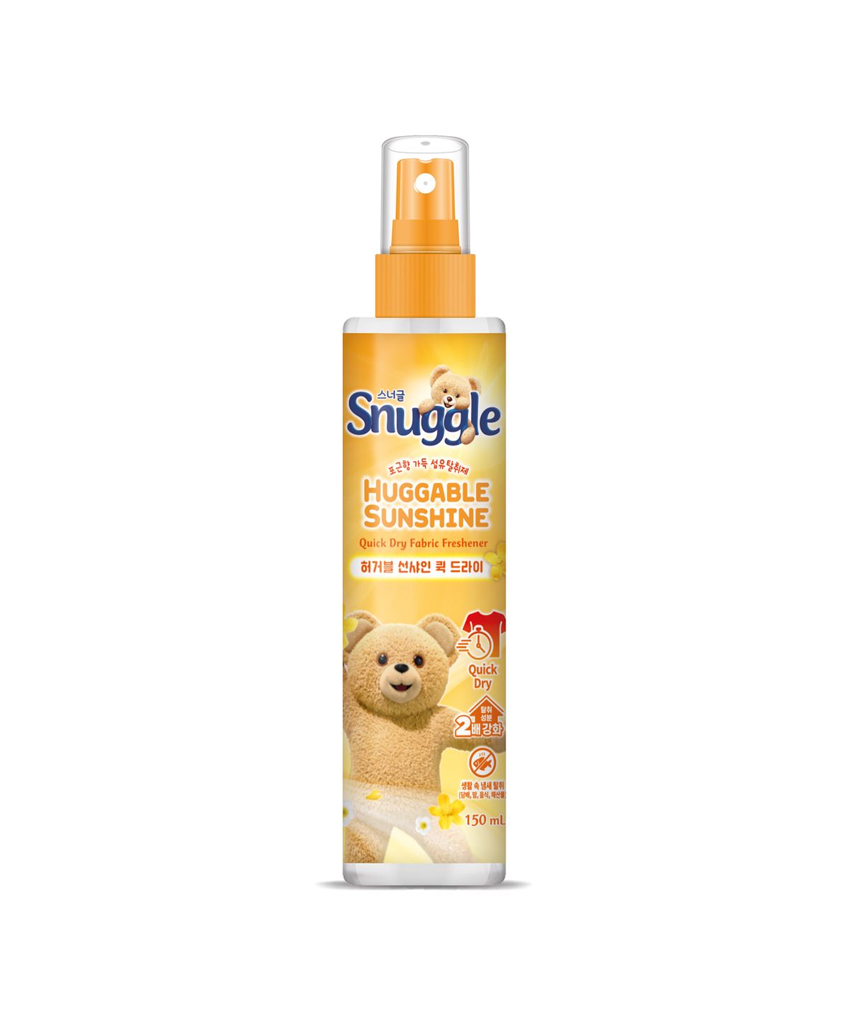 스너글(SNUGGLE) 섬유탈취제 허거블선샤인 퀵드라이 150ML