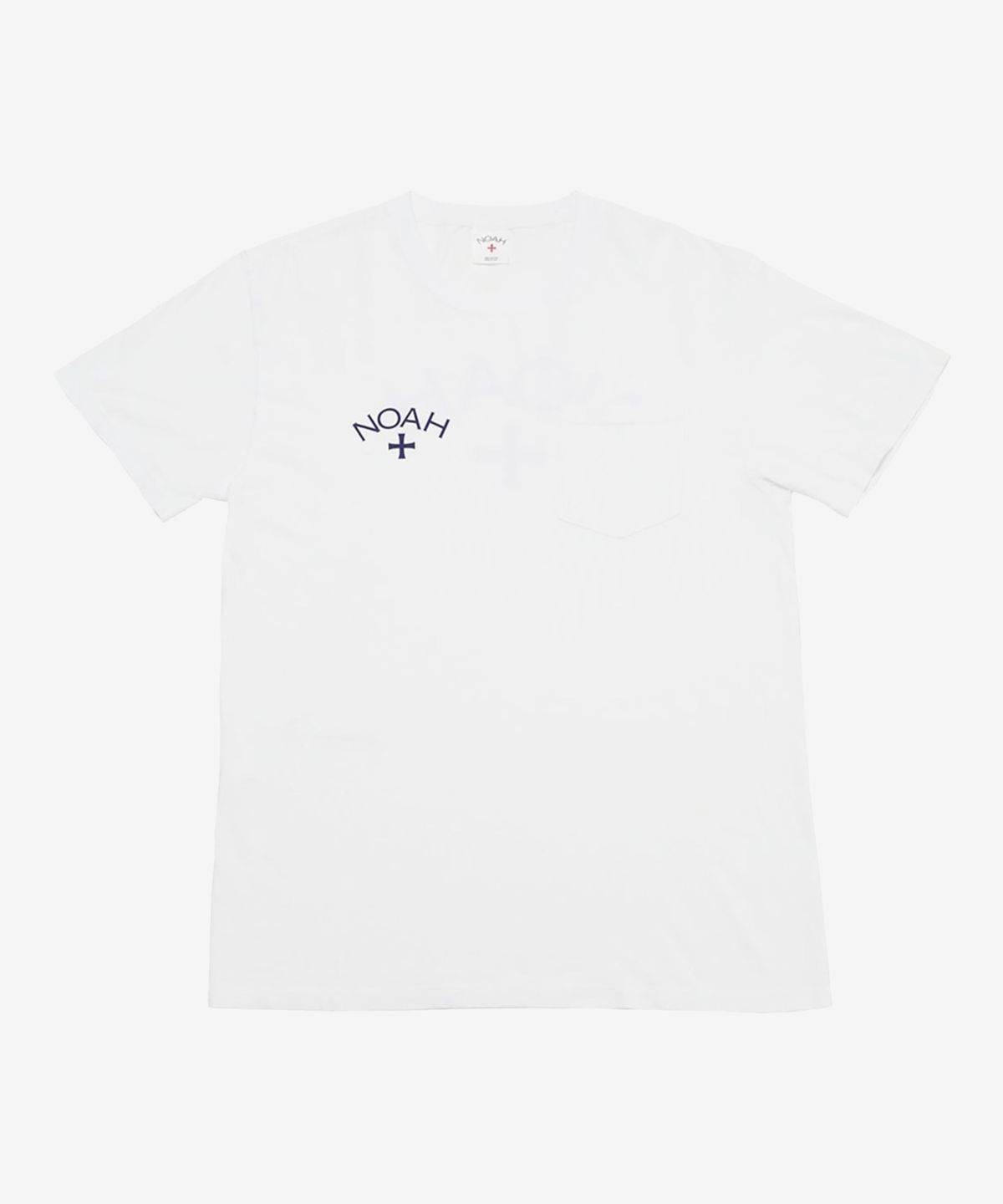 노아(NOAH) (U) 썸머 코어 로고 포켓 티 화이트 SUMMER CORE LOGO POCKET TEE WHITE