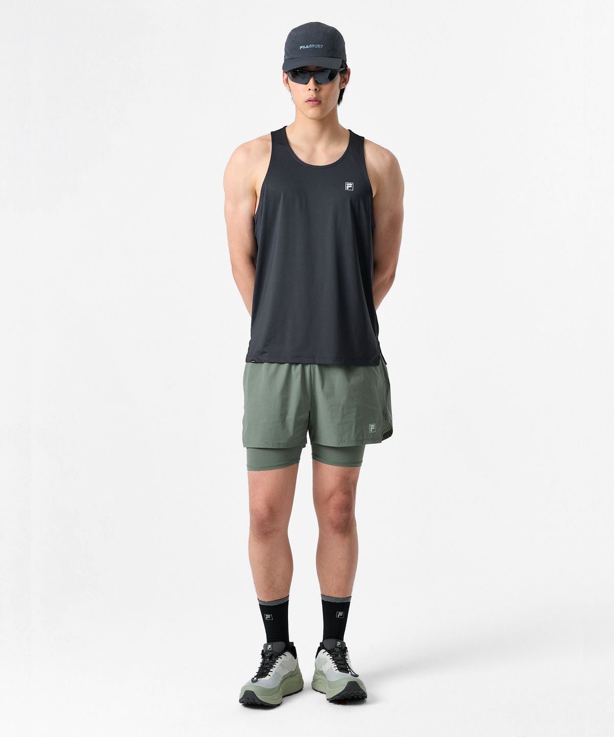 휠라(FILA) 남성 Drywave 러닝 싱글렛(FS262RS02M002006)