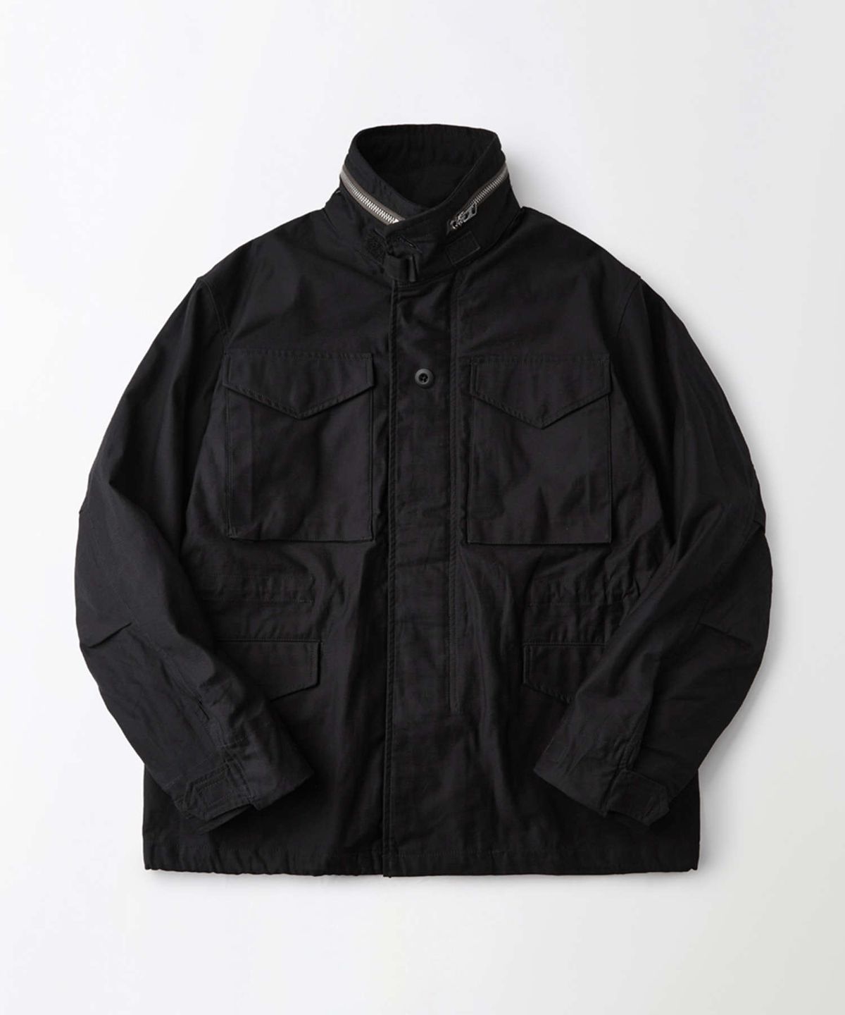아웃스탠딩(OUTSTANDING) 1ST TYPE M-65 FIELD JACKET_BLACK