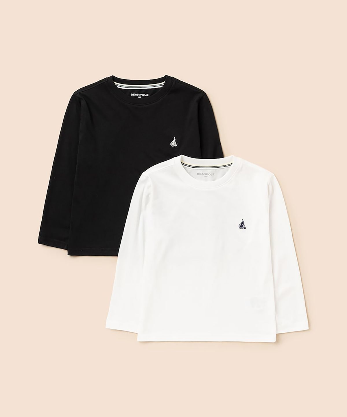 빈폴 키즈(BEANPOLE KIDS) 긴소매 2PACK 세트  화이트 (BI6841U171)