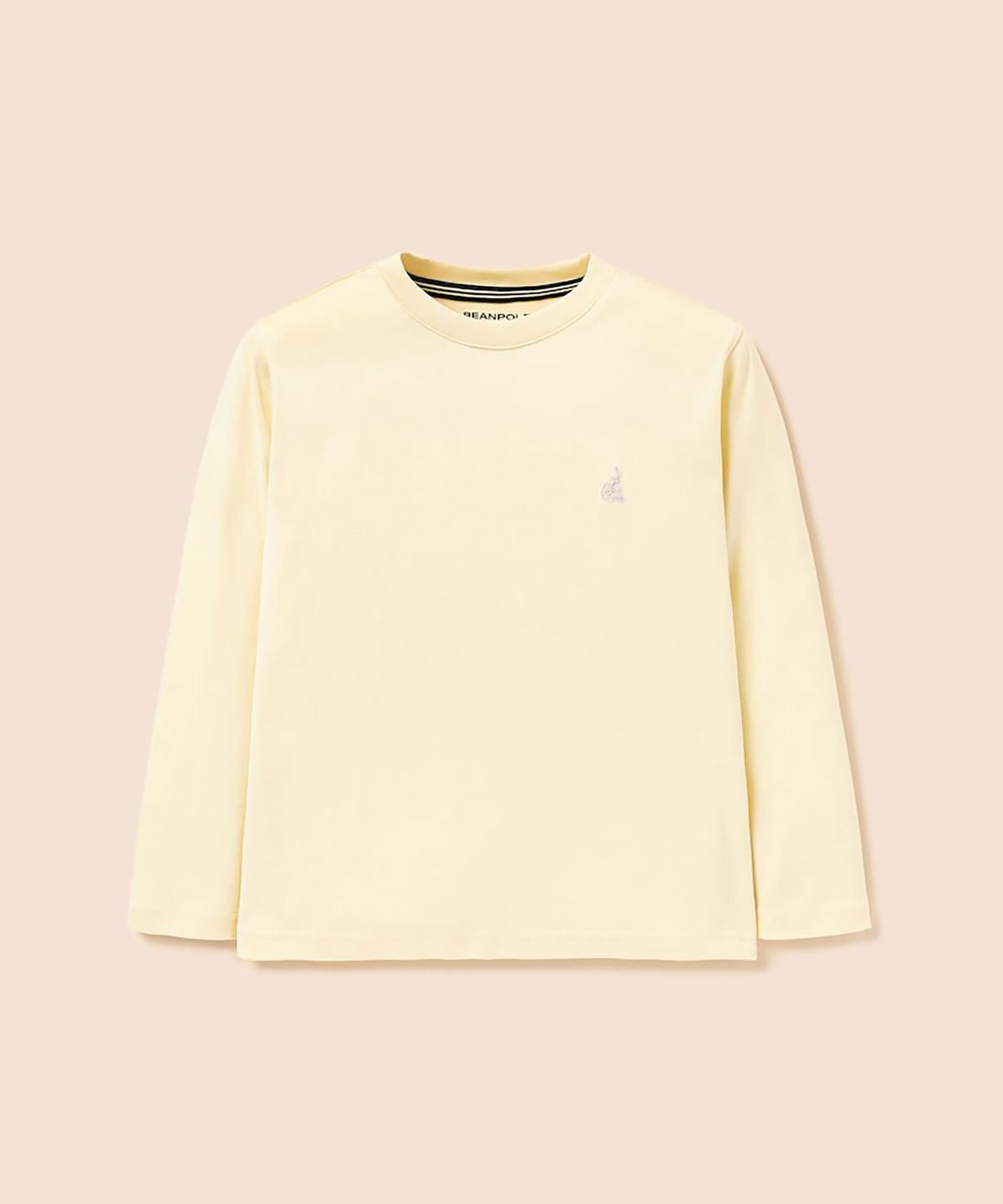 빈폴 키즈(BEANPOLE KIDS) [Essential] 수피마 긴소매 티셔츠  옐로우 (BI6841UE2E)