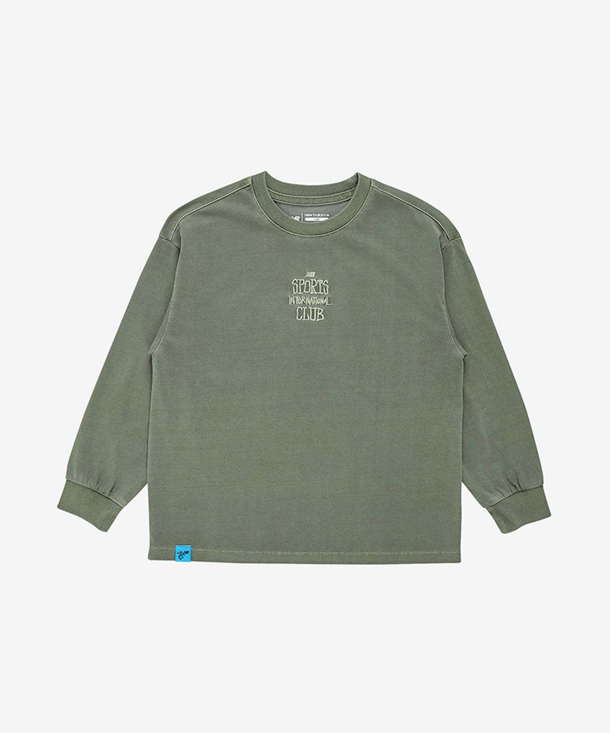 뉴발란스 키즈(NEWBALANCEKIDS) 피그먼트 일러스트 긴팔티 NK9BG4904UBU