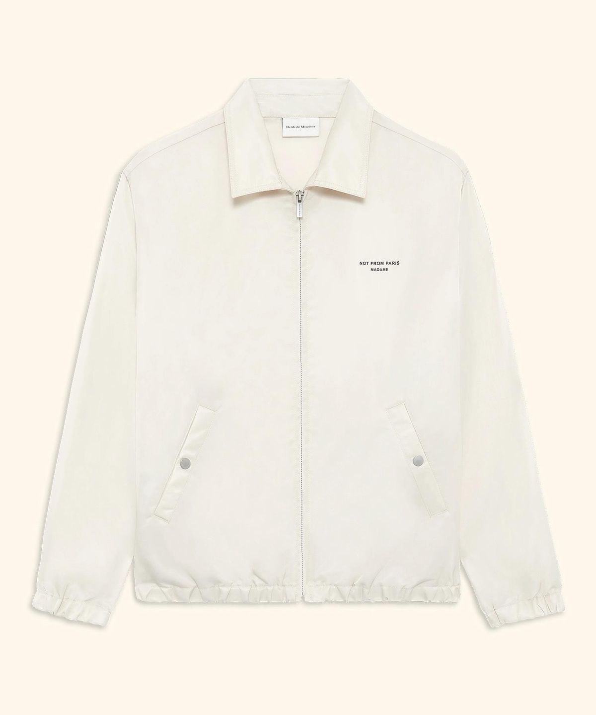 드롤드무슈(DROLE DE MONSIEUR) Slogan Nylon Jacket  D0JAA26004BEL
