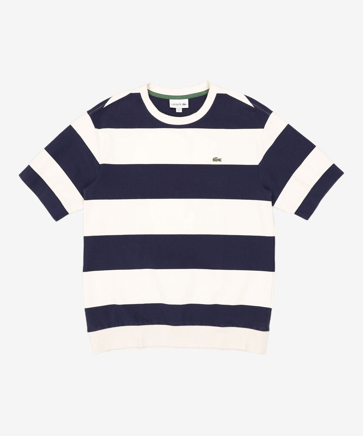 라코스테(LACOSTE) 남성 볼드 스트라이프 반팔 티셔츠 TH443E-52GM 166 95