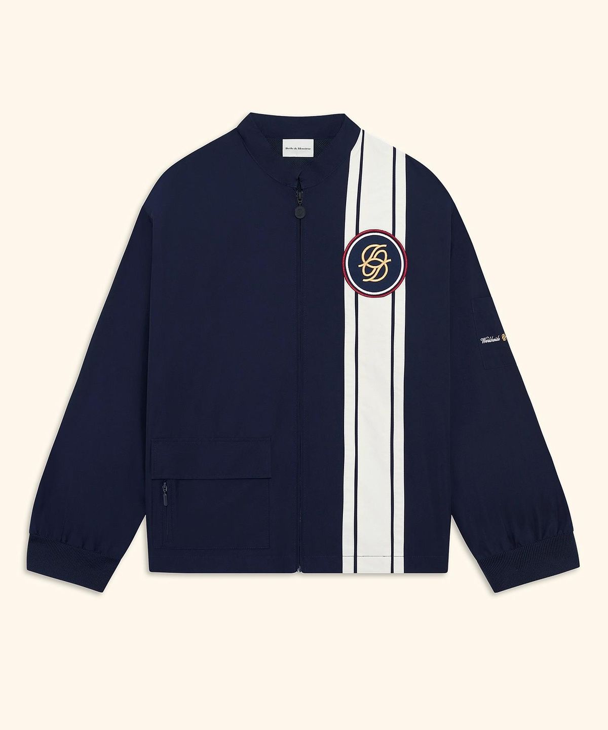드롤드무슈(DROLE DE MONSIEUR) D Mirror Nylon Racing Jacket D0JAA26104NYX