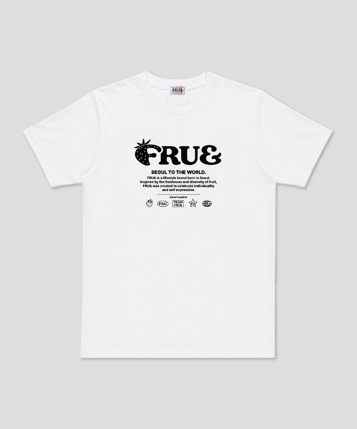 프루앤(FRUAND) SEOUL T-SHIRT_WHITE