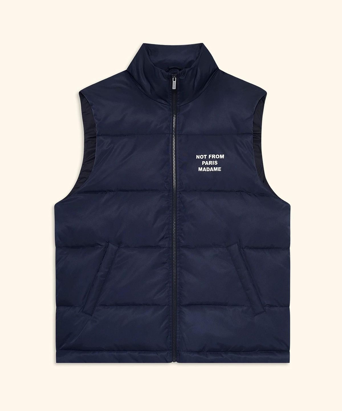 드롤드무슈(DROLE DE MONSIEUR) Slogan  Sleeveless Down Vest D0VDA26001NYX