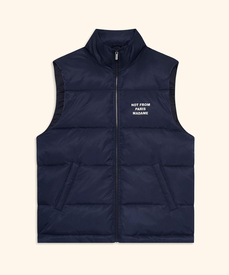 Slogan  Sleeveless Down Vest D0VDA26001NYX