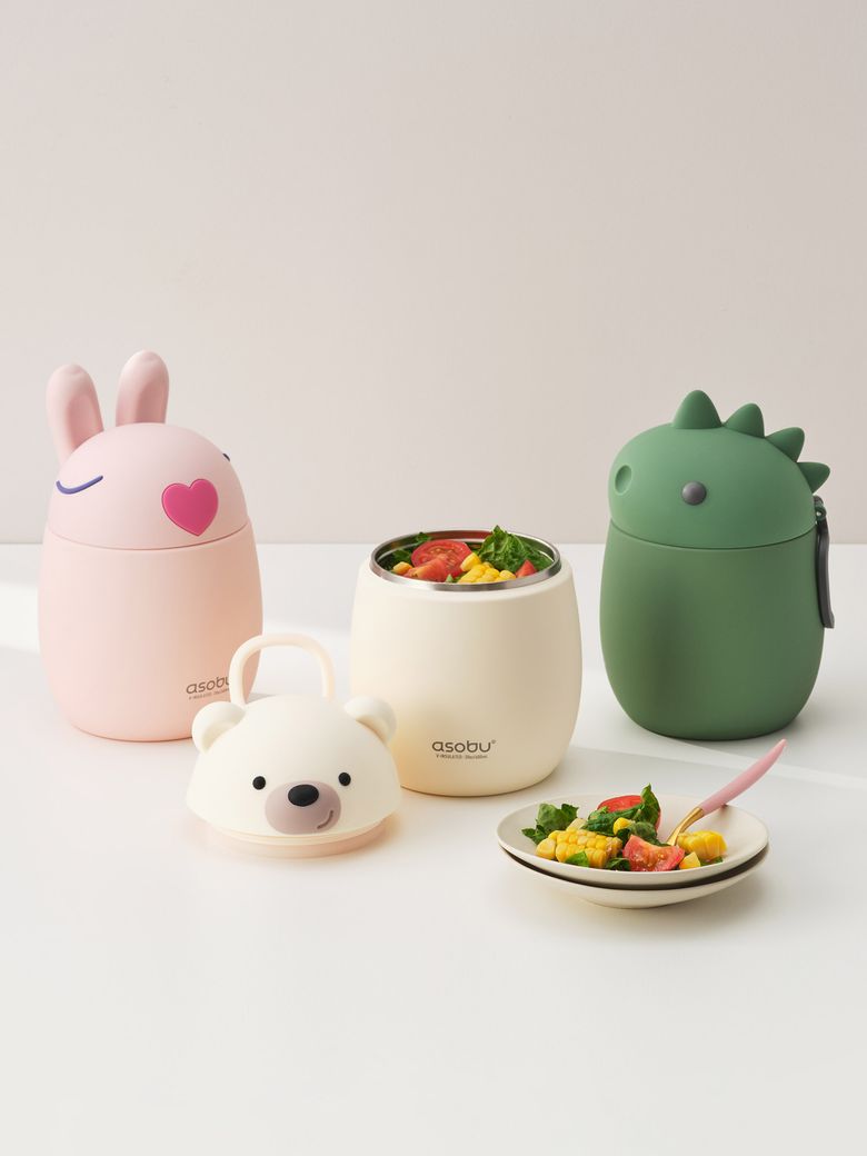 진공스텐 보온보냉 베스티 캐릭터 푸드 컨테이너 600ml