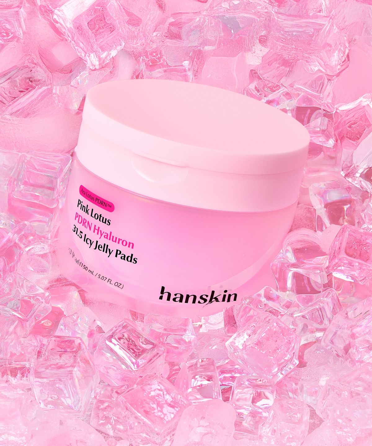 한스킨(HANSKIN) PDRN 히알루론31.5 아이시 젤리패드 (70매/150ml)