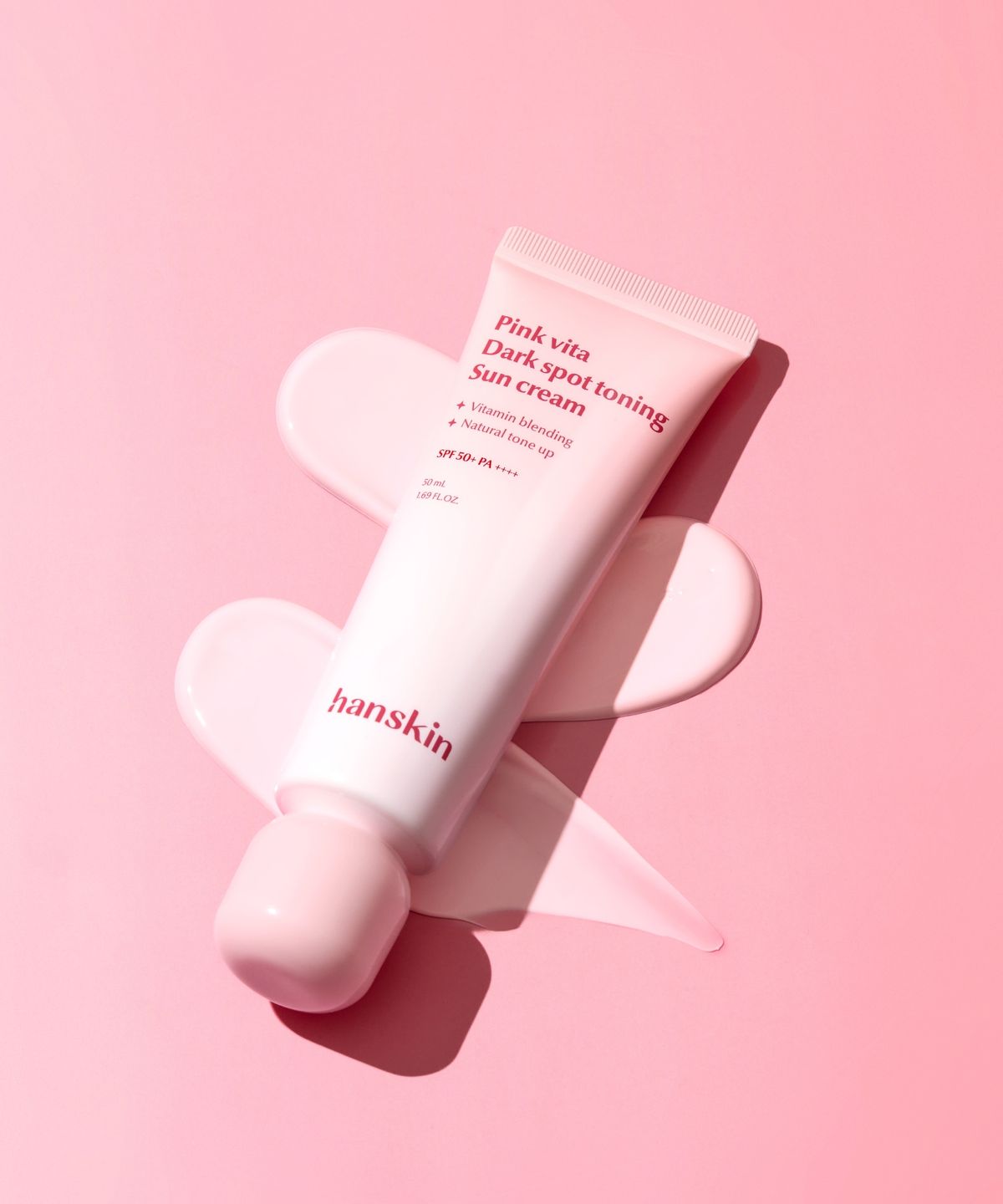 한스킨(HANSKIN) 핑크 비타 잡티 토닝 선크림 50ml